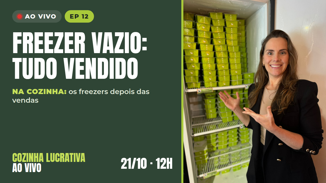 Freezer Vazio: Tudo Vendido