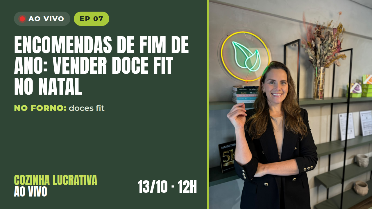 Encomendas de Fim de Ano: Vender Doce Fit no Natal